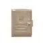 Кожаная обложка-портмоне для военного билета офицера запаса (узкий документ) Светло-бежевый - миниатюра 10