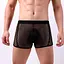 Труси чоловічі спокусливі боксери еластичні в сітку Clever Menmode XL чорні - мініатюра 1