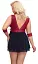 Сорочка Cottelli Collection Bondage Plus Babydoll 4XL черный с красным - миниатюра 2