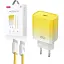 Зарядний пристрій XO CE18 30 ват набір із кабелем Type-C - Type-C yellow - мініатюра 1