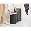 Бак для мусора Brabantia NewIcon Pedal Bin 20 л с педалью графитовой (233500) - миниатюра 2