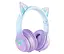 Навушники Onikuma Bluetooth з підсвіткою B90 Gaming CAT with LED фіолетові - мініатюра 4