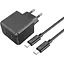 Сетевое зарядное устройство Hoco CS13A Ocean PD20W Type-C to Type-C Black - миниатюра 1