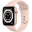 Apple Watch Series 6 GPS 44mm Gold Aluminum Case w. Pink Sand Sport B. (M00E3) - мініатюра 1