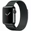 Ремінець Creasted для годинника Milanese loop steel bracelet Apple watch, 38 40 мм Black - мініатюра 1