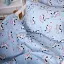 Комплект постільної білизни MirSon Бязь 20-0037 Cute blue zebra 200х220 блакитний (2200010270532) - мініатюра 3