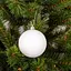 Елочные шарики Mica Decorations пластиковые белые 8 см 27 шт. (1170794) - миниатюра 2