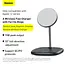 Зарядна підставка Baseus Swan Magnetic Wireless Charger (набір для Iphone 12) 15 W (WXSW-01) чорна - мініатюра 3