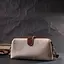 Чудовий клатч з цікавою клямкою з натуральної шкіри Vintage 22426 білий - мініатюра 8