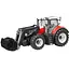 Уцінка. Трактор Bruder Steyr 6300 Terrus з навантажувачем червоний з білим (03181) - мініатюра 1