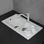Кухонная мойка Fancy Marble Alabama белый 107080001 - миниатюра 2