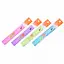 Лінійка YES, 15 см, кольорова, прозора, 12 шт. в упаковці - мініатюра 1