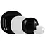Столовий сервіз Luminarc Carine black&white 30 предметів (N1500) - мініатюра 1