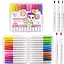 Детские фломастеры Water color pen 228-24(Pink) 24 цвета - миниатюра 1