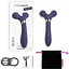 Вибратор-массажер для пар 2 в 1 Love To Love Fireball - Midnight Indigo - миниатюра 5