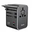 Мережевий зарядний пристрій Hoco AC19 3 USB/2 Type-C PD 35W чорний - мініатюра 3