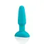 Анальная пробка B-Vibe Rimming Plug 2, 15 см (бирюзовый) - миниатюра 3