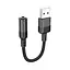 Переходник Hoco Spirit прозрачная внешняя звуковая карта USB к 3,5 мм LS37 15 см DAC - миниатюра 2