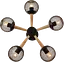 Люстра декоративная v xa1565b-5 bk+древесина - миниатюра 3