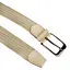 Ремінь гумка чоловічий PS-40044 (130 см) бежевий плетений - мініатюра 3