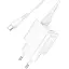 Зарядний комплект Hoco C98A Type-C cable Proton 1 USB 18W білий - мініатюра 1