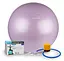М'яч для фітнесу (фітбол) PowerPlay 4001 Ø65 cm Gymball Ліловий + помпа (PP_4001_65_Lilac) - мініатюра 1