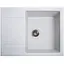 Гранитная кухонная мойка Romzha Jorum 65 Biela (101) с крылом - миниатюра 1