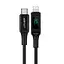 Кабель ACEFAST C6-01 Type-C to iP, 3A, 30W, 1.2m, nylon, zinc connectors, Black - мініатюра 1