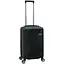 Валіза Маленька (S) Полікарбонат На 4-х подвійних колесах 50л POLO ПК001-S Чорний - мініатюра 1