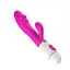 Багатофункціональний вібратор-кролик, стимулятор точки G і клітора, з проникненням і масажем. Рожевий - мініатюра 1