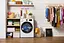 Пральна машина Gorenje фронтальна 8 кг 1400 A+++ 55 см дисплей пара інвертор білий - мініатюра 2