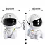 Космонавт ночник-проектор Brille с эффектом звездного неба, белый цвет - миниатюра 2