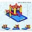 Надувной водный центр Costway Happyland с горкой 400см с вентилятором - миниатюра 2