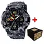 Годинник наручний Patriot 002CMGYUAGD Тризуб золото Сірий камуфляж + Коробка. - мініатюра 1