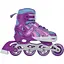 Ролики Profi A4146-M-V розсувні, шнурівка + бакля, діаметром 70 мм ПУ, розмір 35-38 фіолетові - мініатюра 1