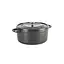 Каструля з кришкою GreenPan Featherweights 28 см 6,3 л з керамічним покриттям чорний (CC005057-001) - мініатюра 1