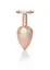 Анальна пробка Jewellery Pearl Gold Plug Clear S 7 см (золотий) - мініатюра 3