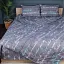 Летний постельный комплект MirSon №2951 Сolor Fun Line Tulio Silk 155х215 см серый (2200010966169) - миниатюра 1