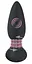 Анальна пробка Black Velvets Rotating Vibrating Plug 14 см (чорний) - мініатюра 6