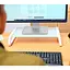 Подставка под монитор Trust Monta Glass Monitor St and White - миниатюра 7