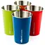 Комплект из 4-х стаканов GSI Outdoors Glacier Stainless Pint Set (1099-63248) - миниатюра 1