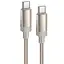 Дата кабель Hoco X117 Star Type-C to Type-C 60W (1m) Gold - мініатюра 1