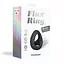 Ерекційне кільце Love To Love Flux Ring подвійне Black Onyx - мініатюра 7