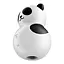 Вакуумний стимулятор клітора із вібрацією Satisfyer Pocket Panda чорно-білий - мініатюра 5