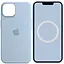 Чохол Epik Silicone case AAA with Magsafe and Animation для Apple iPhone 14, 6.1 Блакитний/Sky - мініатюра 1