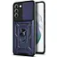 Чехол Ummi Camshield Serge Ring для Samsung Galaxy S21+ Синий / Navy - миниатюра 1