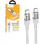 USB кабель Hoco U129 Type-C/Type-C PD60W 1 м - мініатюра 1