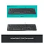 Клавиатура проводная LOGITECH K120 украинская раскладка черная 920-002643 - миниатюра 3