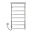 Электрический полотенцесушитель Kosser Лотос 900x500/8 ЕL рег. ДЛ02EL, Хром, Левое - миниатюра 2