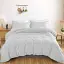 Простыня MirSon Satin Light Pro 10-001 Snow White 200x220 см (2200010168914) - миниатюра 2